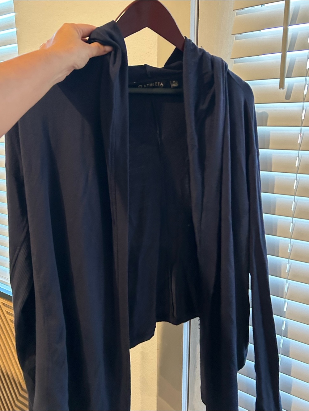 Athleta navy Cardigan medium